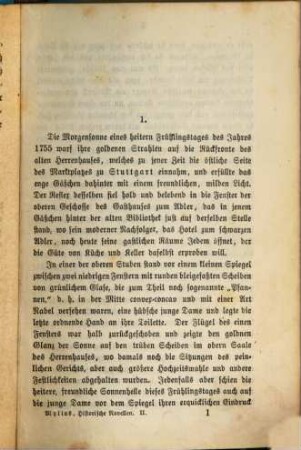 Die Irre von Eschenau : historischer Roman aus dem achtzehnten Jahrhundert : in zwei Bänden, Band 1