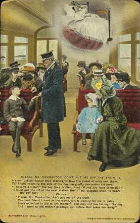 Please, Mr. conductor, don't put me off the train (2). A stern old conductor [...]