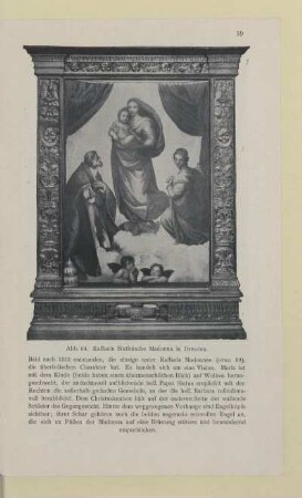 Abb. 64. Raffaels Sixtinische Madonna in Dresden