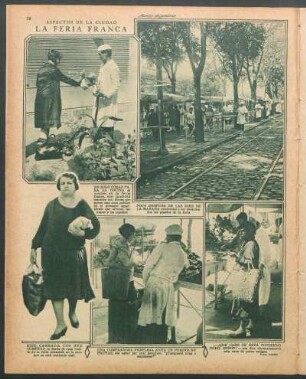 La feria franca [Fotografías] : Aspectos de la ciudad