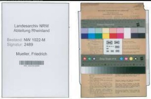 Entnazifizierung Friedrich Mueller , geb. 01.11.1905 (Monteur)