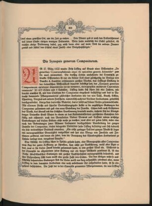 Die Synopsis generum Compositarum