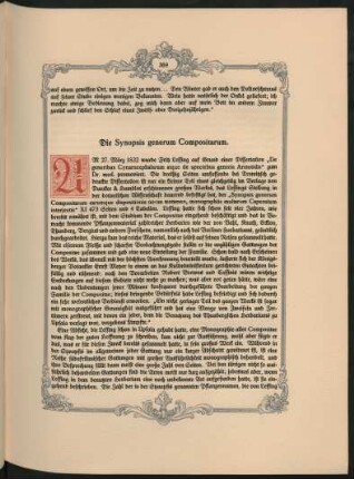 Die Synopsis generum Compositarum
