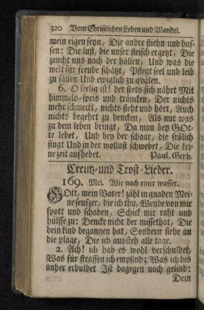 Creutz- und Trost-Lieder.
