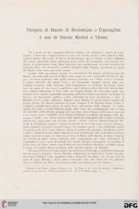 24: Un' opera di Duccio di Boninsegna a Copenaghen e una di Simone Martini a Vienna