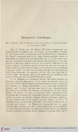 Retrospective Ausstellungen