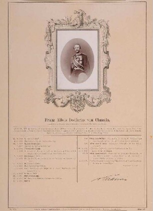 Bildnis von Franz von Chauvin (1812-1898 )