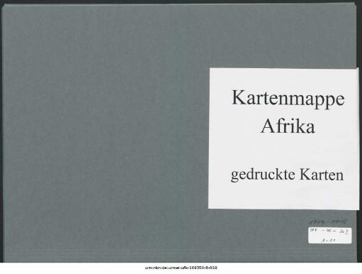 Belgisch-Kongo : 1913-1915 : Kartensammlung