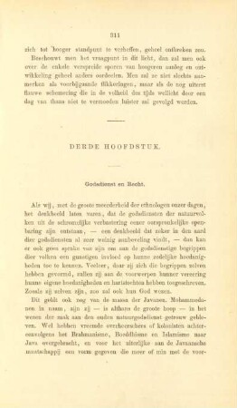 Derde hoofdstuk. Godsdienst en recht