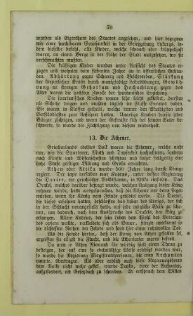 13. Die Athener