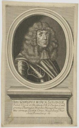 Bildnis des Joh. Georgius II., Dux Saxoniae