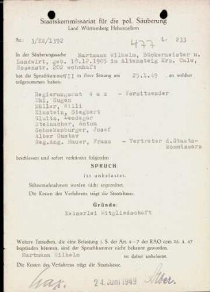 Hartmann, Wilhelm
