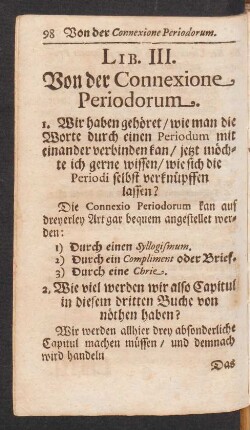 Lib. III. Von der Connexione Periodorum