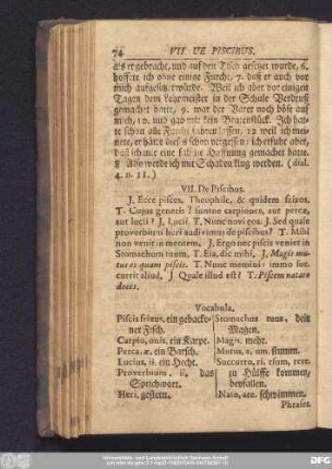 VII. De Piscibus.