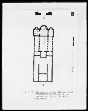 Michelstadt-Steinbach, Einhardsbasilika, Grundriss