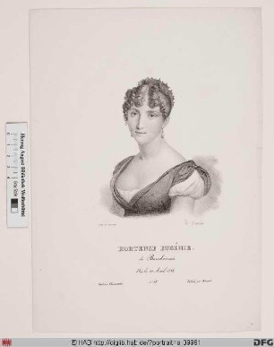 Bildnis Hortense-Eugénie, Königin von Holland, geb. de Beauharnais