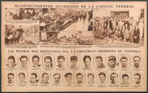 Las figuras más destacadas del X Campeonato Argentino de Football [Fotografías]
