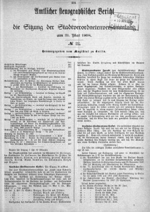 No. 22, 21. Mai 1908