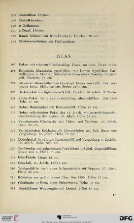 Glas (Nr. 297-323)