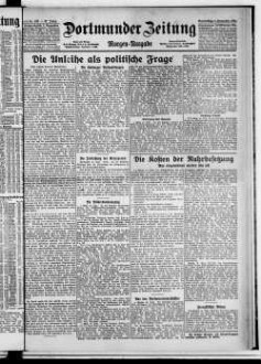 Dortmunder Zeitung. 1874-1939