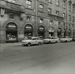 Dresden-Altstadt, Kreuzstraße 4. Buchhandlung "Internationales Buch" im Neuen Rathaus (1904-1910; K. Roth, E. Bräter)