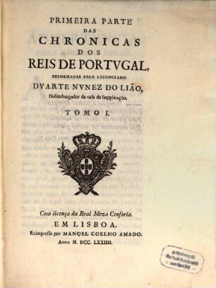 As Chronicas dos Reis de Portugal, 1