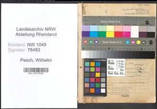 Entnazifizierung Wilhelm Pesch , geb. 09.06.1909 (Stadtinspektor)