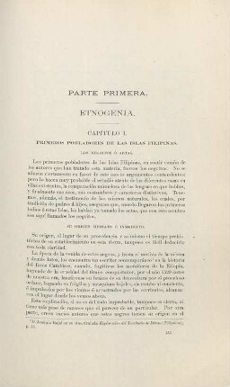 Capítulo I. Primeros pobladores de las Islas Filipinas