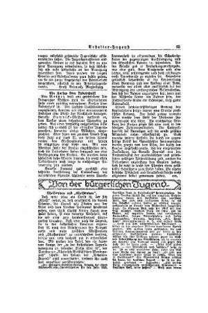 Von der bürgerlichen Jugend