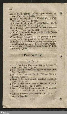 Pensum V