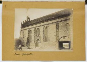 Schlosskapelle, Ziesar: Ansicht (aus: Skizzen- und Fotoalbum 20)