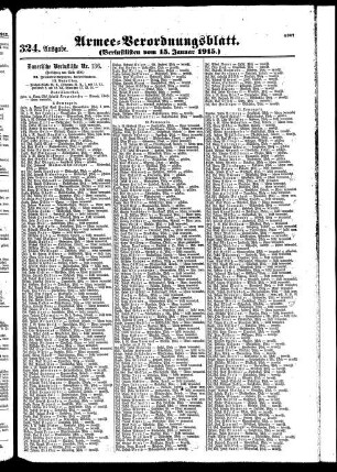 324.Ausgabe. Samstag, 16. Januar 1915
