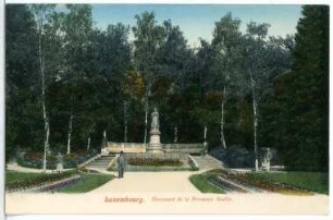 Luxemburg. Monument de la Princesse Amelie