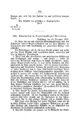 Schulwesen im Regierungsbezirk Merseburg : [V. Elementarschulwesen]
