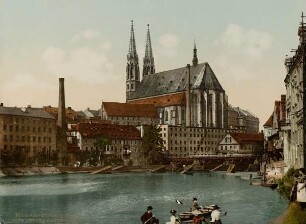 9873. P.Z. Görlitz Neisse. Alte Brücke & Peterskirche
