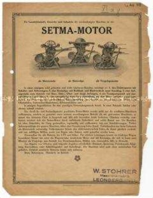 Motorwinde, Motorsäge und Vorgelege