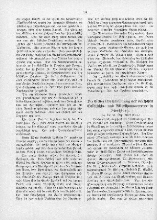Die Generalversammlung der deutschen Geschichts- und Alterthumsvereine in Straßburg