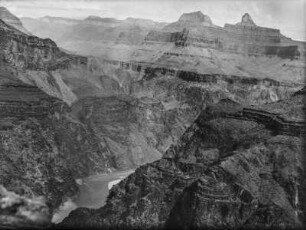 Grand Canyon mit dem Colorado River (Transkontinentalexkursion der American Geographical Society durch die USA 1912)