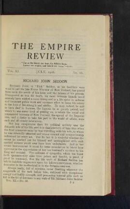 Vol. XI. July, 1906. No. 66.
