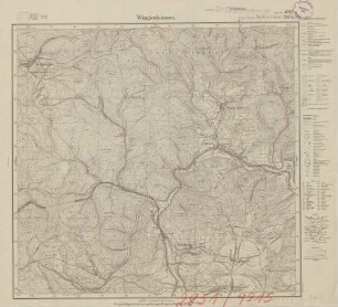 4915 (alte Nr.: 2851) Wingeshausen, Meßtischblatt (4cm - Karte)