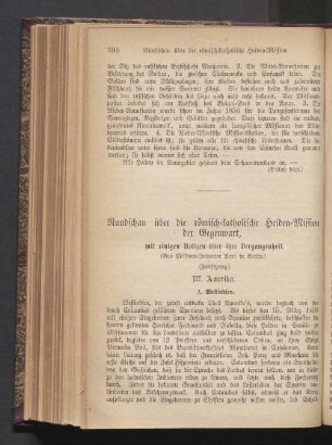 Rundschau über die römisch_katholische Heiden-Missions der Gegenwart, mit einigen Notizen über ihre Vergangenheit