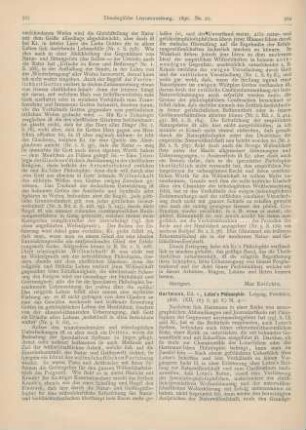 524-525 [Rezension] Hartmann, Ed. v., Lotze‘s Philosophie