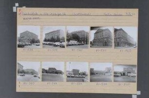 Straßenansichten. Berlin, Mitte, Friedrichstraße/Leipziger Straße (1969 aufgehoben)/Thälmannplatz/Kronenstraße/Mohrenstraße