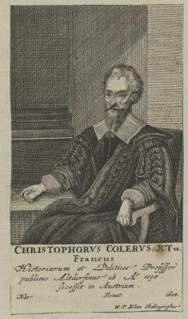 Bildnis des Christophorus Colerus