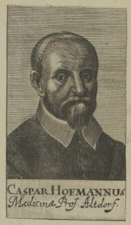 Bildnis des Caspar Hofmannus