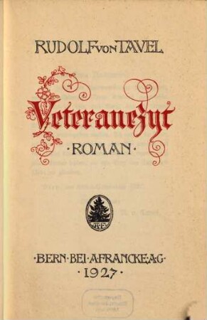 Veteranezyt : Roman
