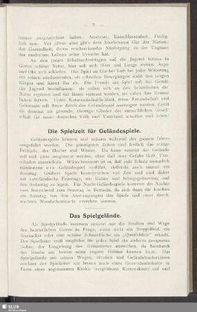 Die Spielzeit für Geländespiele