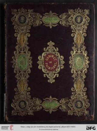 The Pictorial album: or cabinet of paintings for the year ...: Containing eleven designs, executed in oil colours : with illustrations in verse and prose