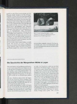 Die Geschichte der Margarethen-Mühle in Legan