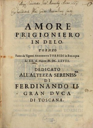 Amore prigioniero in Delo